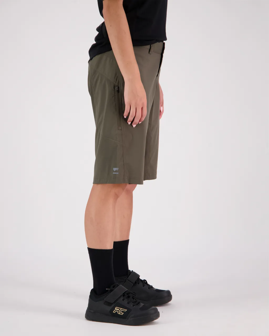 100699-1169-303 - Virage Bike Shorts - Olive Night - Womens
