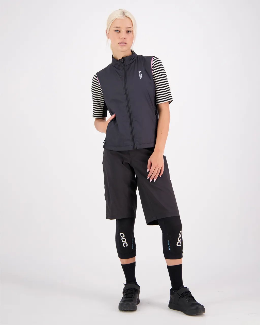 100696-1165-001 - Redwood Merino Air-Con Wind Vest - Black - Womens