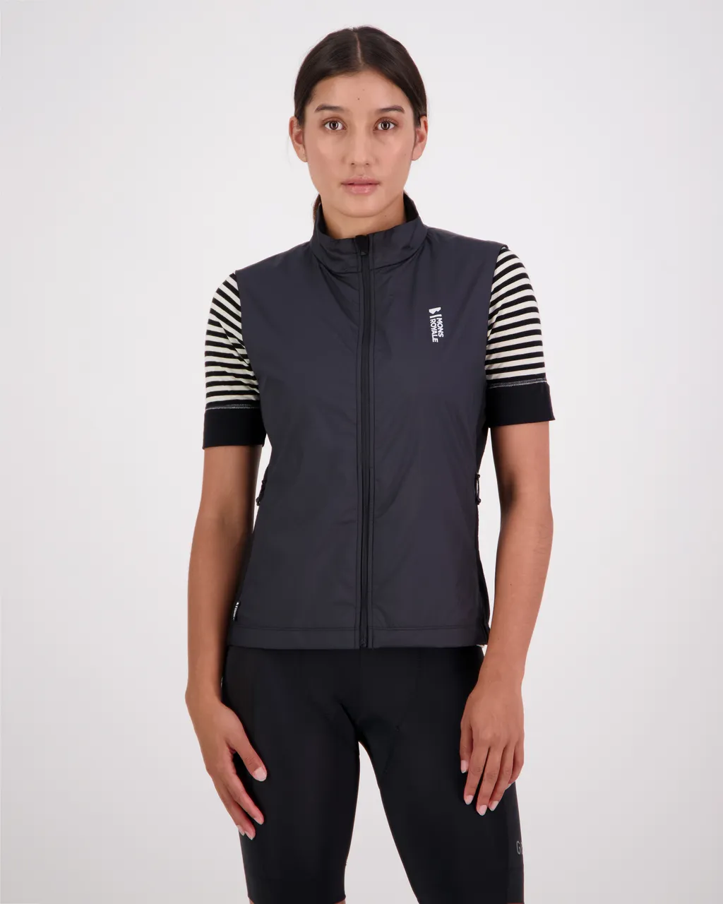 100696-1165-001 - Redwood Merino Air-Con Wind Vest - Black - Womens