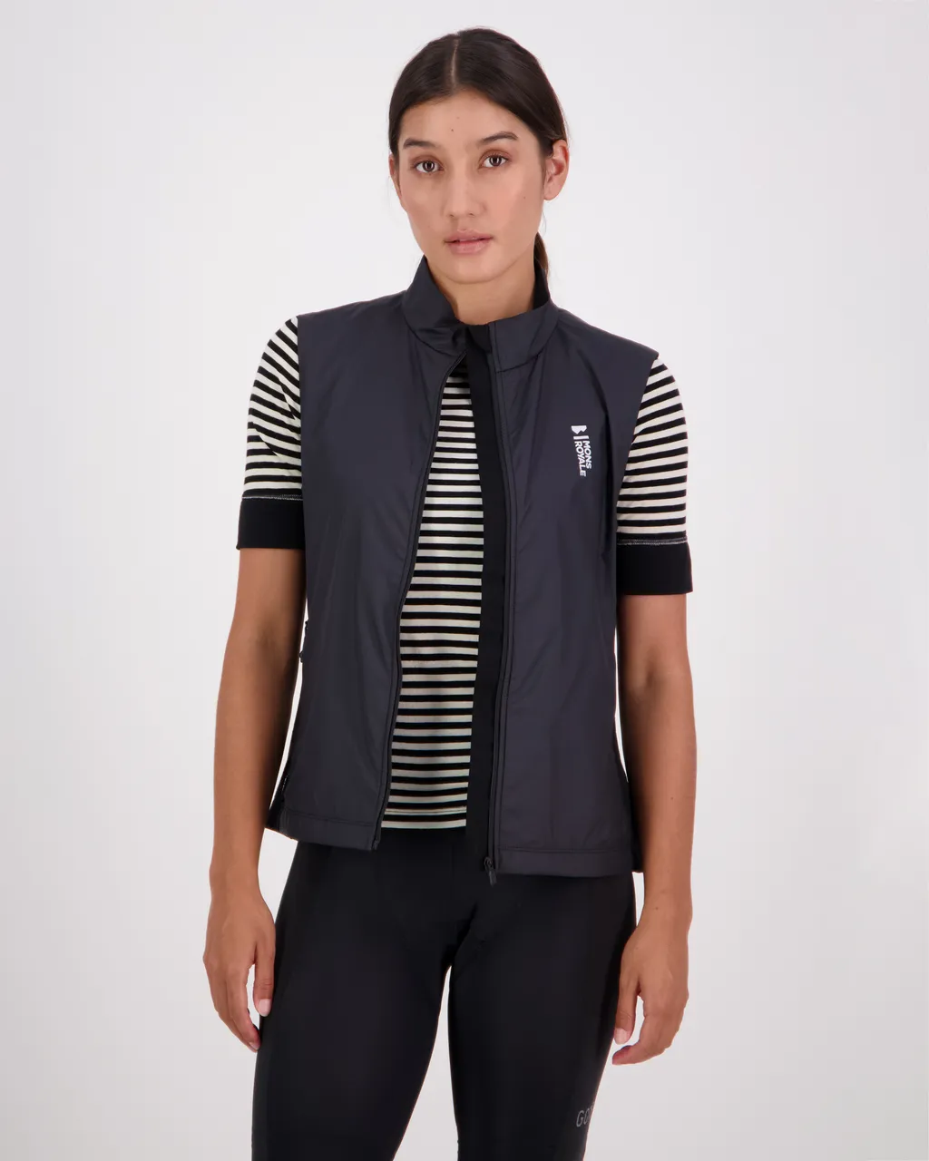 100696-1165-001 - Redwood Merino Air-Con Wind Vest - Black - Womens