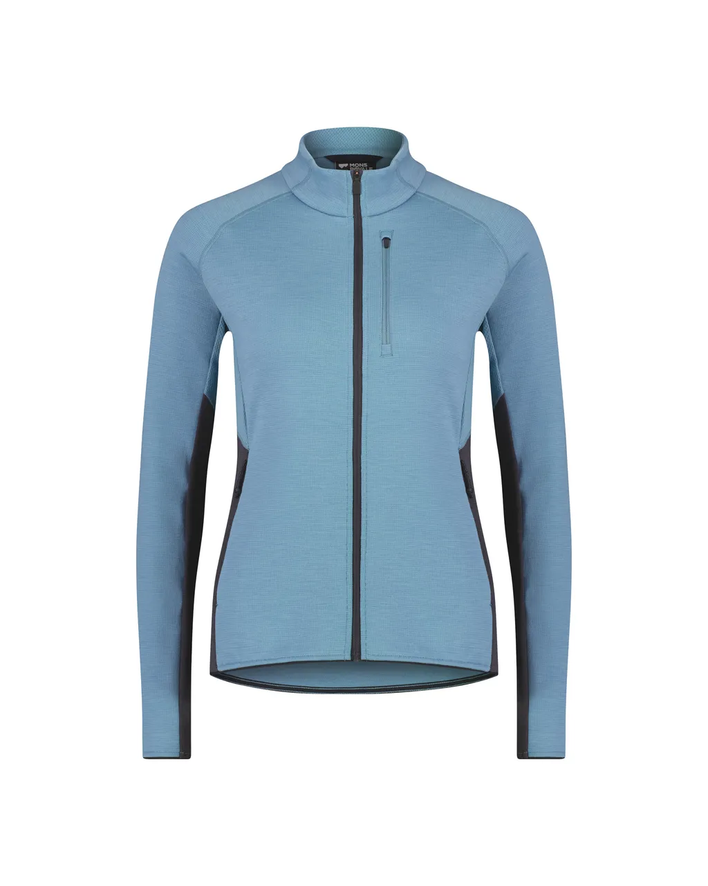 100611-1029-662 - Approach Merino Gridlock Jacket - Ash Blue / Shale - Womens