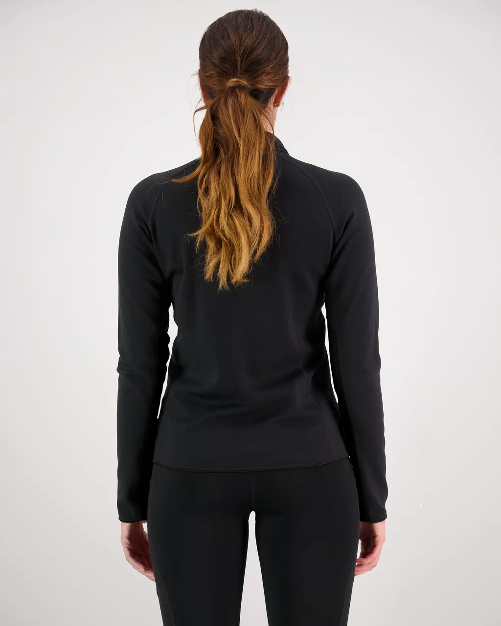 100611-1029-001 - Approach Merino Gridlock Jacket - Black - Womens
