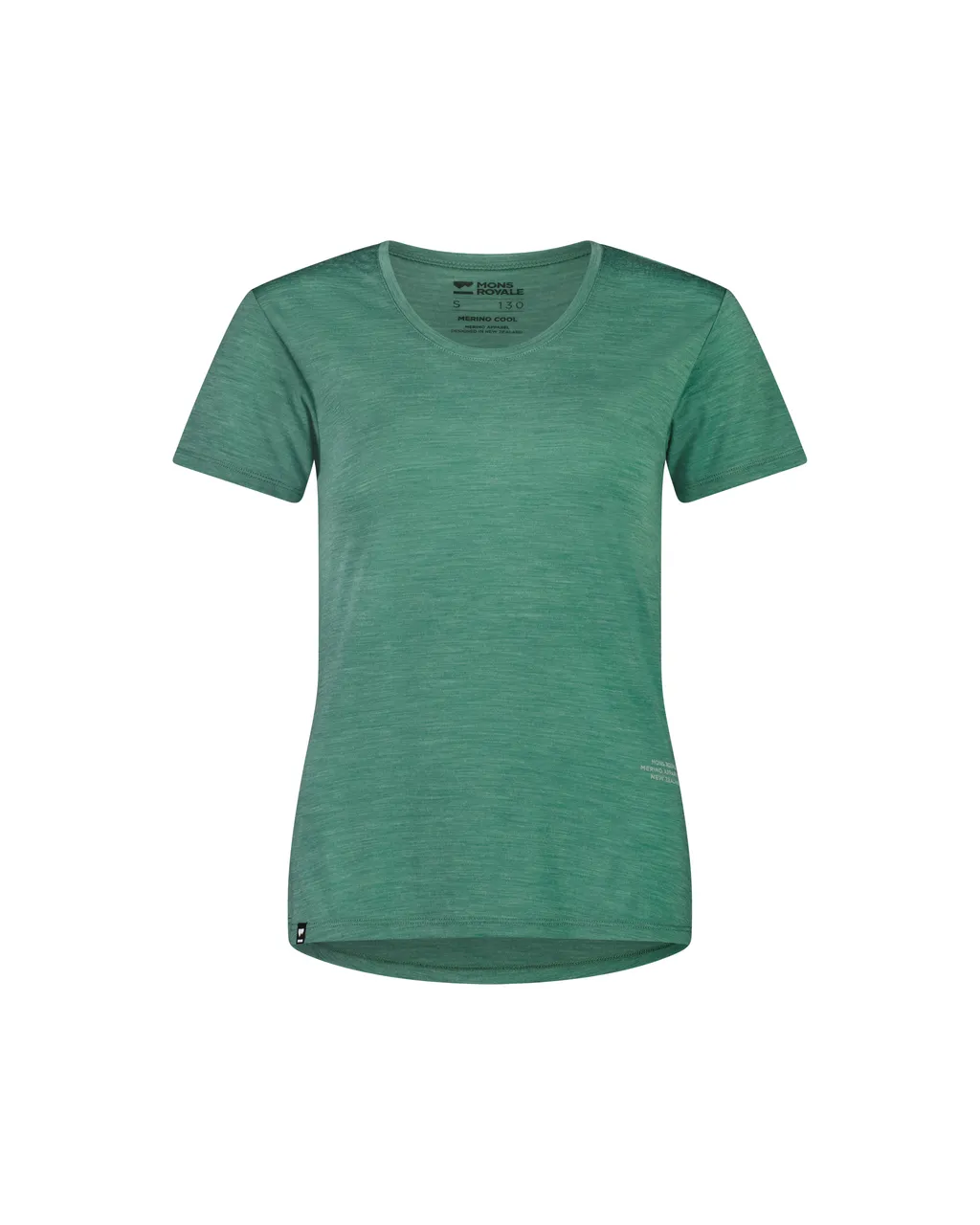 100542-1211-722 - Zephyr Merino Cool Tee - Smokey Green - Womens