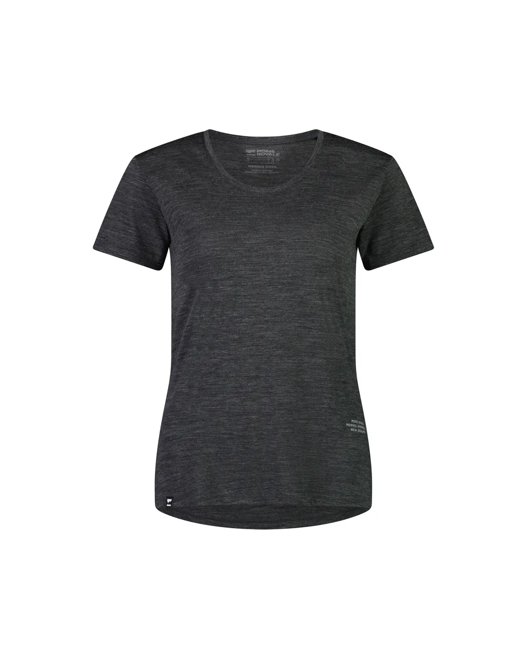 100542-1211-021 - Zephyr Merino Cool Tee - Smoke - Womens