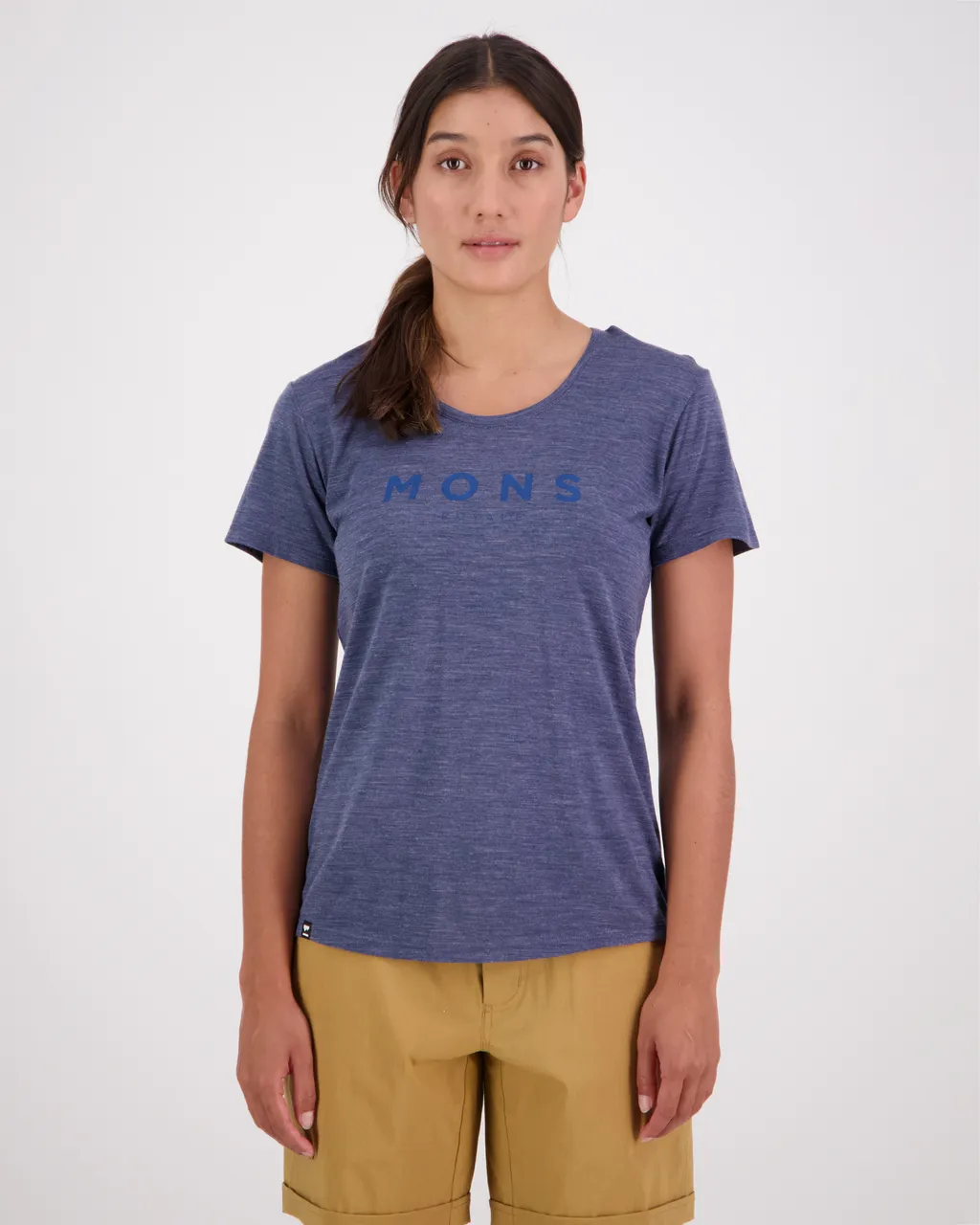 100542-1139-568 - Zephyr Merino Cool Tee - Midnight - Womens