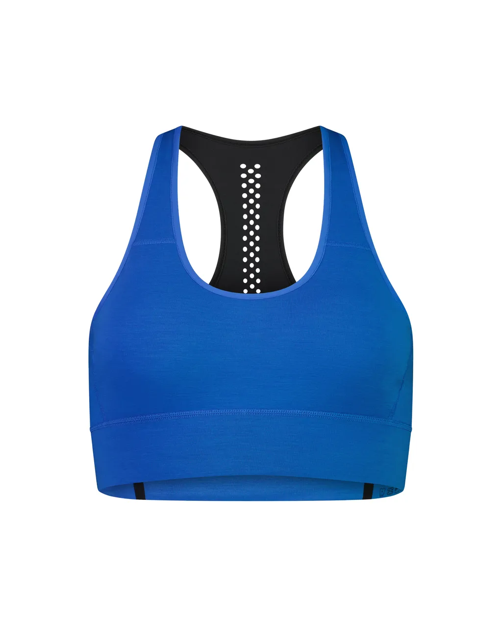 100587-1187-713 - Stratos Merino Shift Sports Bra - Pop Blue - Womens