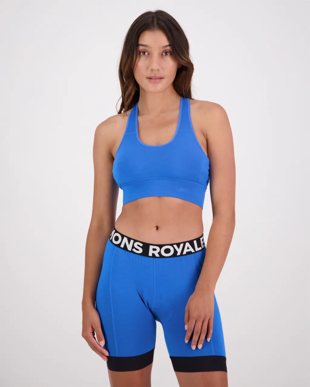 100587-1187-713 - Stratos Merino Shift Sports Bra - Pop Blue - Womens