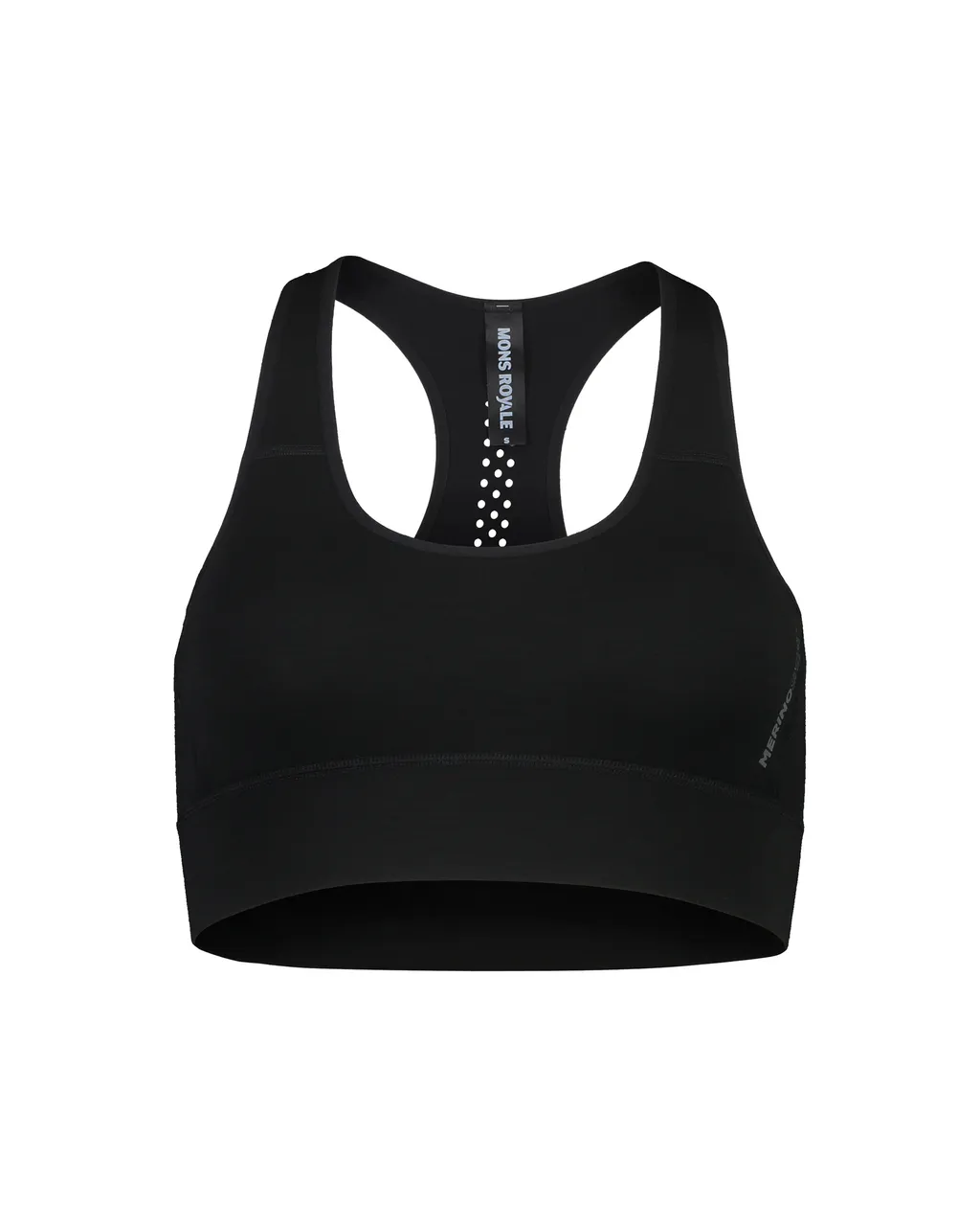 100587-1187-001 - Stratos Merino Shift Sports Bra - Black - Womens