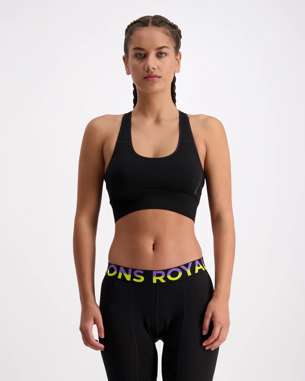 100587-1187-001 - Stratos Merino Shift Sports Bra - Black - Womens