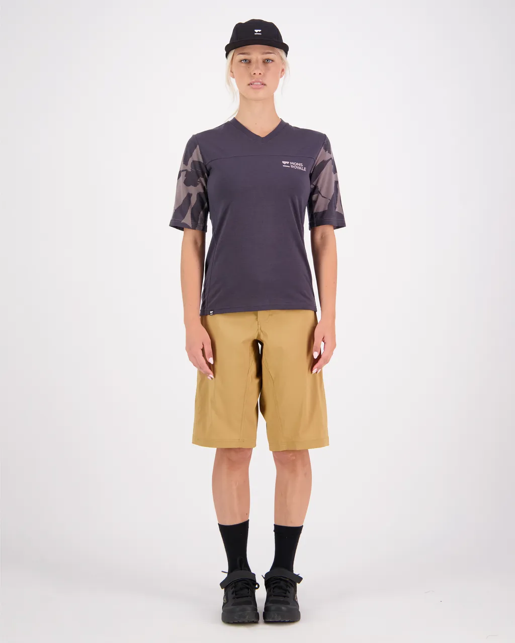 100458-1171-717 - Redwood Merino Air-Con VT - Shale / Fragments - Womens