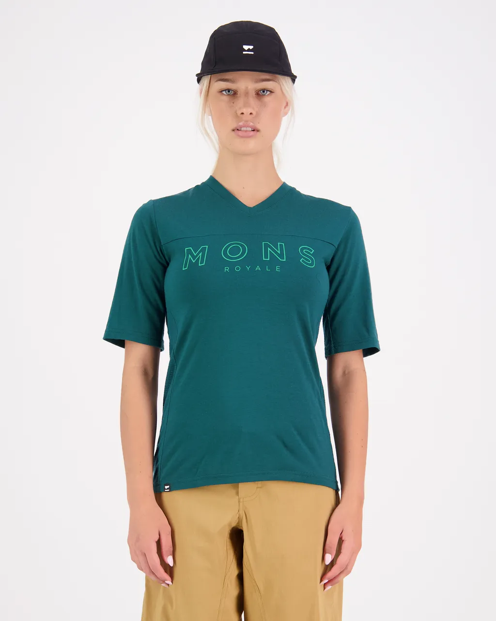 100458-1146-300 - Redwood Merino Air-Con VT - Evergreen - Womens