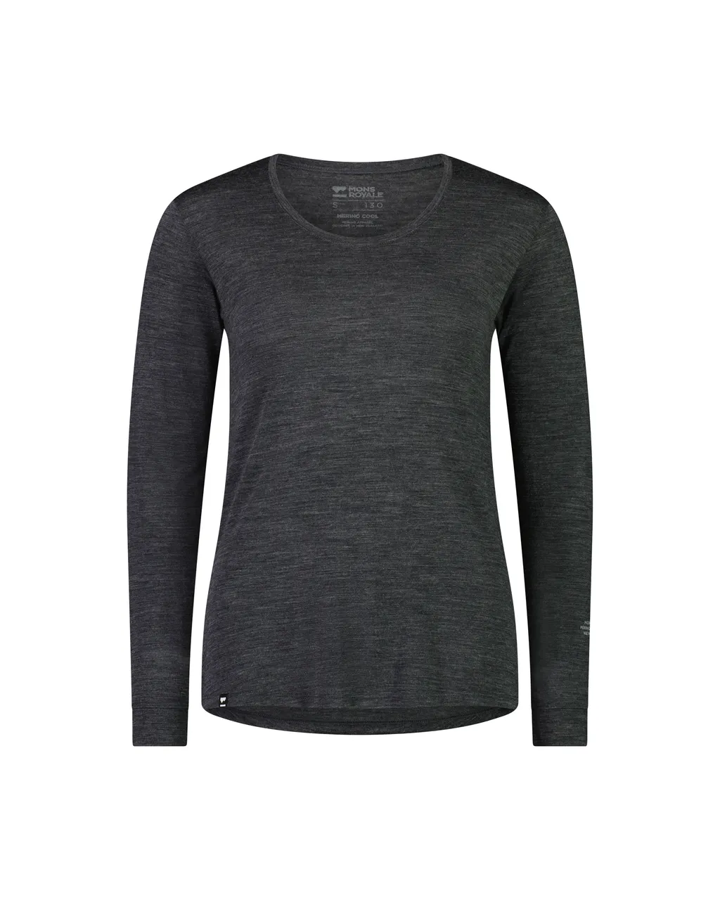 100560-1211-021 - Zephyr Merino Cool LS - Smoke - Womens