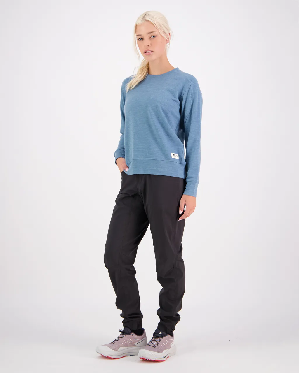 100547-1188-663 - Covert Lite Crew - Smokey Blue - Womens