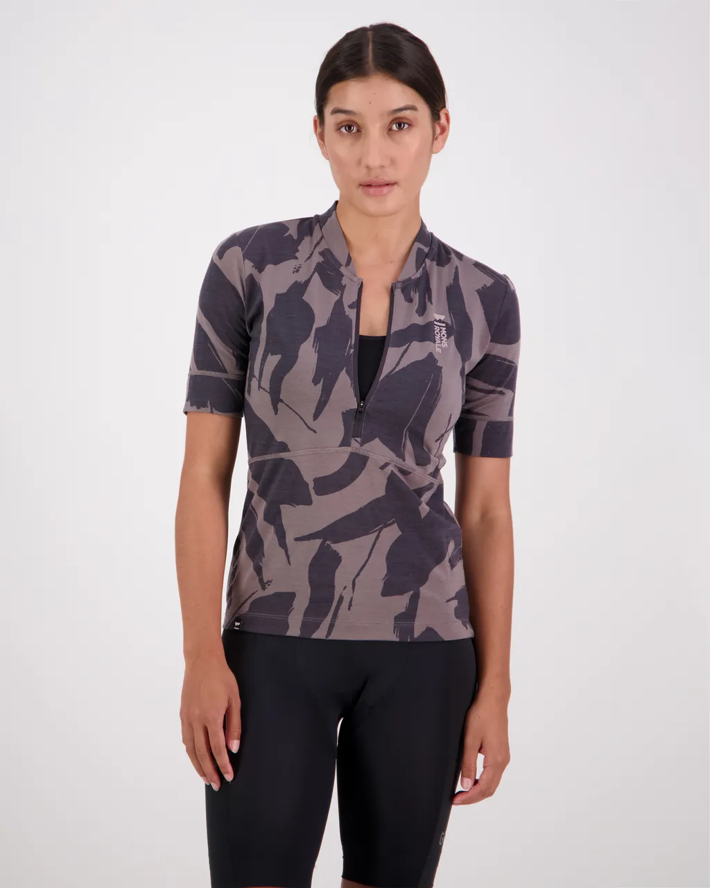 100294-2165-716 - Cadence Merino Air-Con Half Zip - Fragments - Womens