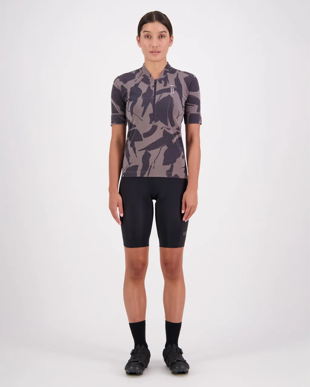 100294-2165-716 - Cadence Merino Air-Con Half Zip - Fragments - Womens
