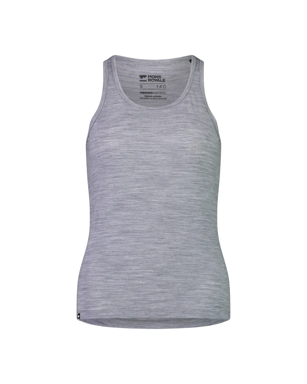 100290-2029-710 - Icon Merino Air-Con Tank - Grey Heather - Womens
