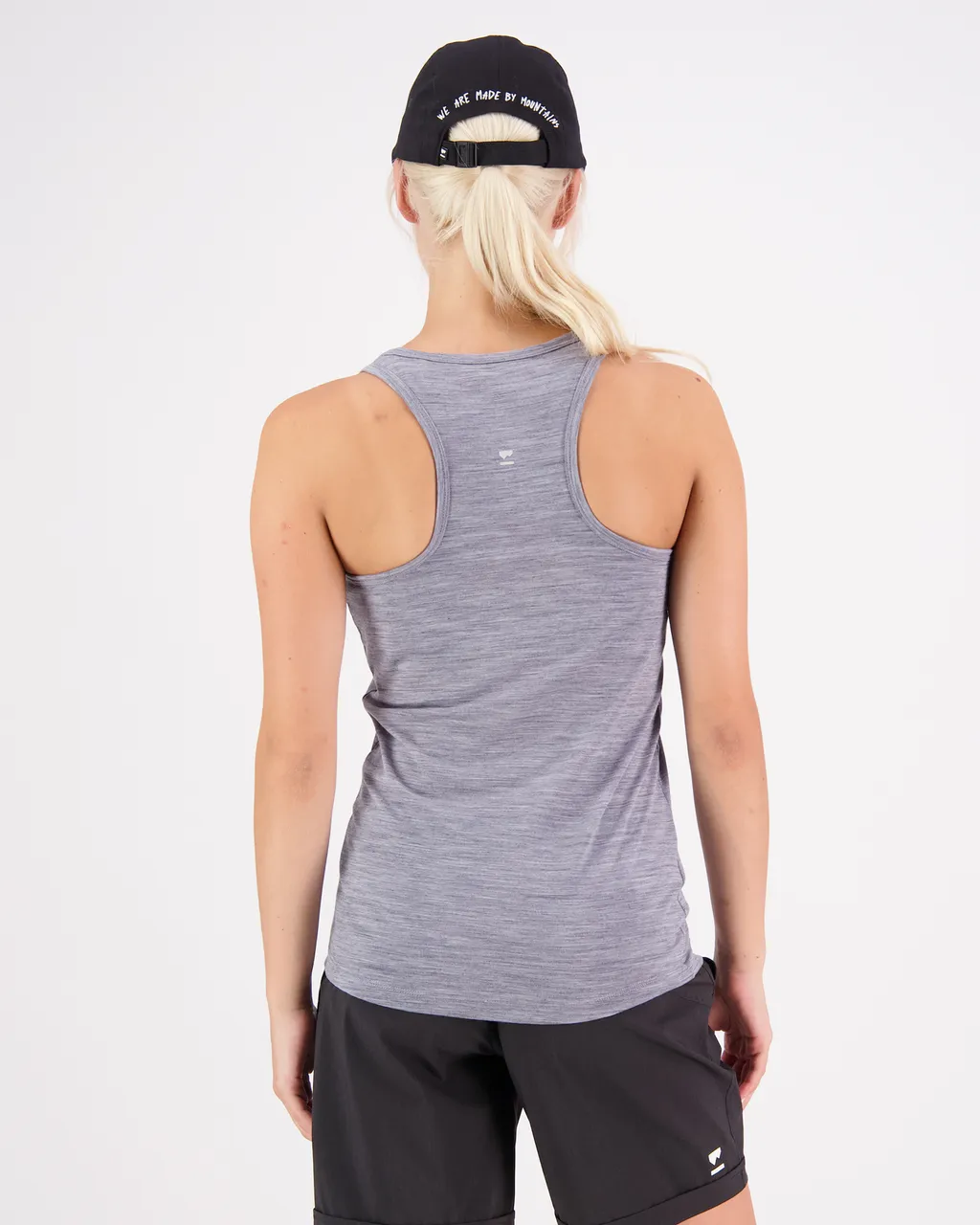 100290-2029-710 - Icon Merino Air-Con Tank - Grey Heather - Womens