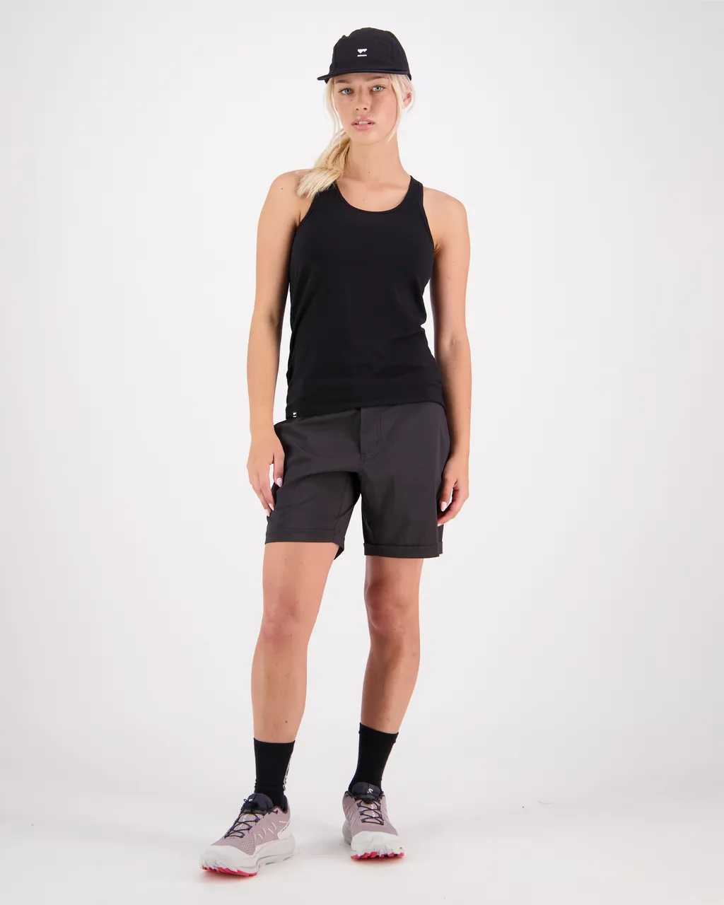 100290-1029-001 - Icon Merino Air-Con Tank - Black - Womens