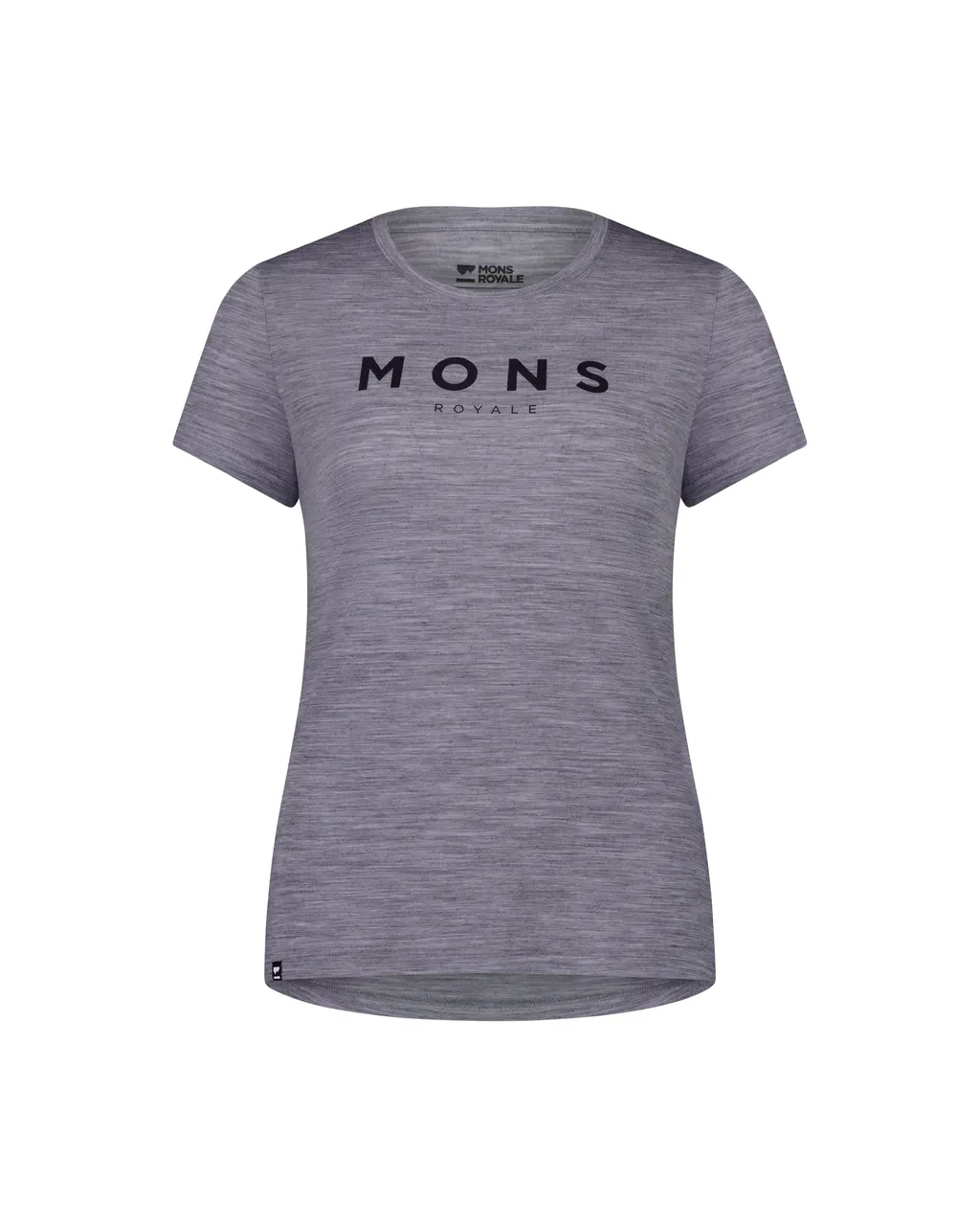100288-2139-710 - Icon Merino Air-Con Tee - Grey Heather - Womens