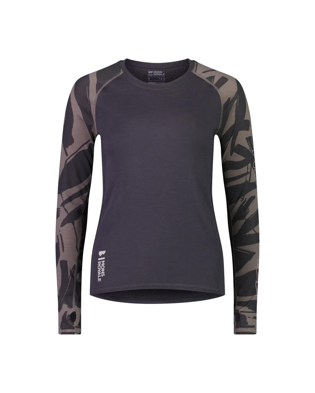 100029-2165-717 - Bella Merino Air-Con LS - Shale / Fragments - Womens