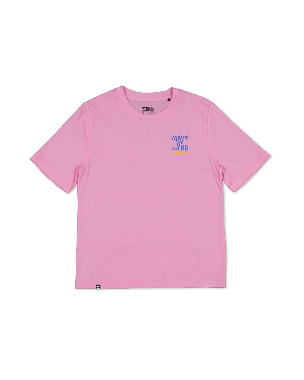100447-1233-734 - Icon Merino Air-Con Relaxed Tee - Pop Pink - Womens