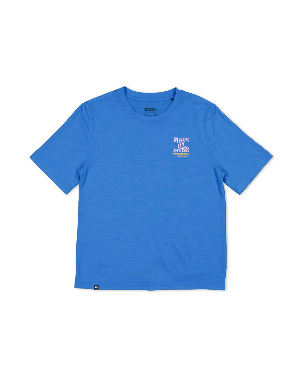 100447-1233-713 - Icon Merino Air-Con Relaxed Tee - Pop Blue - Womens