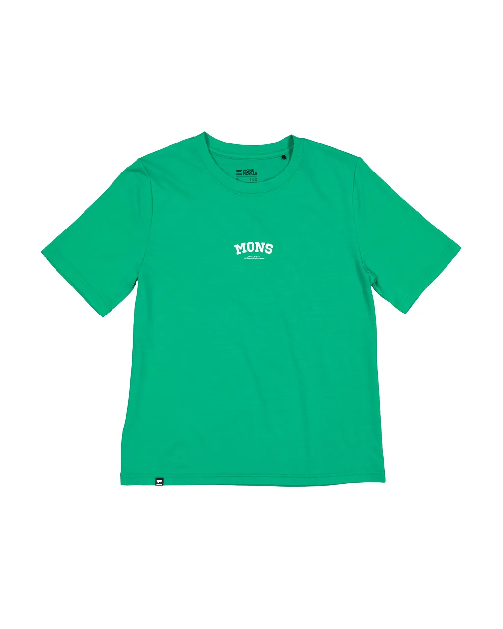 100447-1090-714 - Icon Merino Air-Con Relaxed Tee - Pop Green - Womens