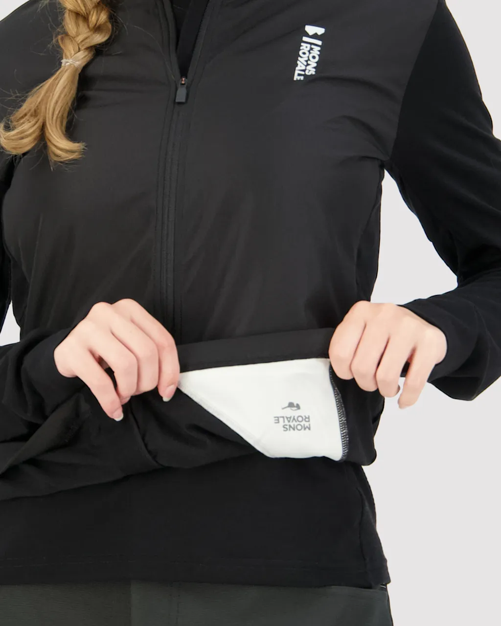 100456-1165-001 - Redwood Merino Air-Con Wind Jersey - Black - Womens