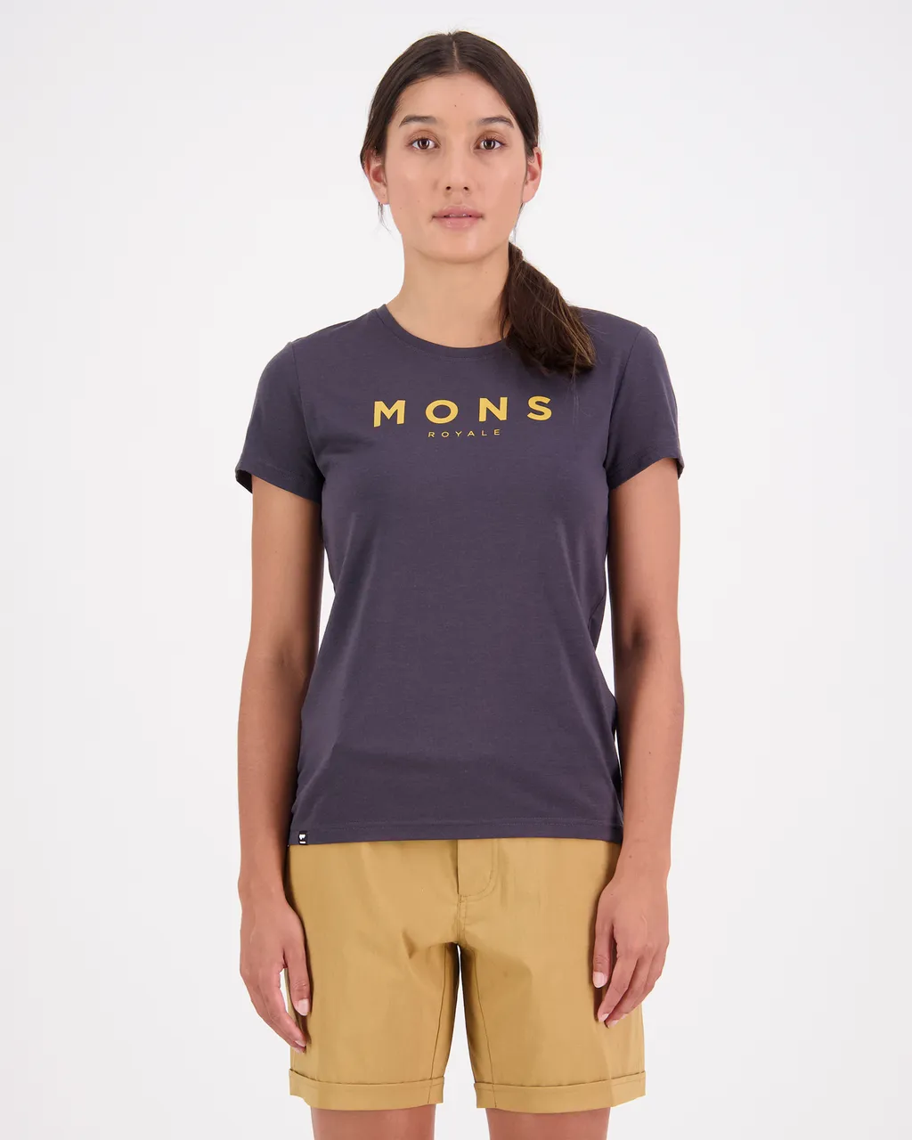 100288-1139-712 - Icon Merino Air-Con Tee - Shale - Womens