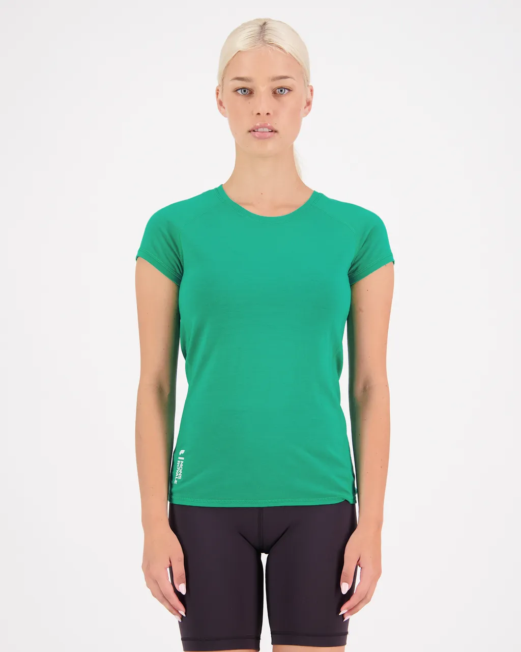 100030-1165-714 - Bella Merino Air-Con Tee - Pop Green - Womens