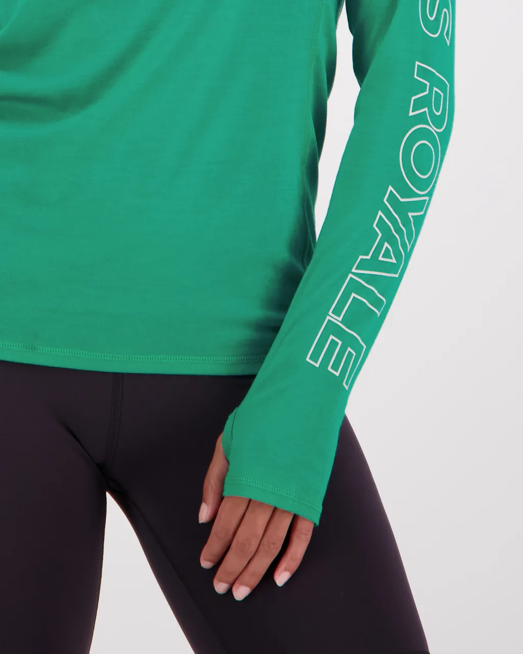 100029-1165-714 - Bella Merino Air-Con LS - Pop Green - Womens