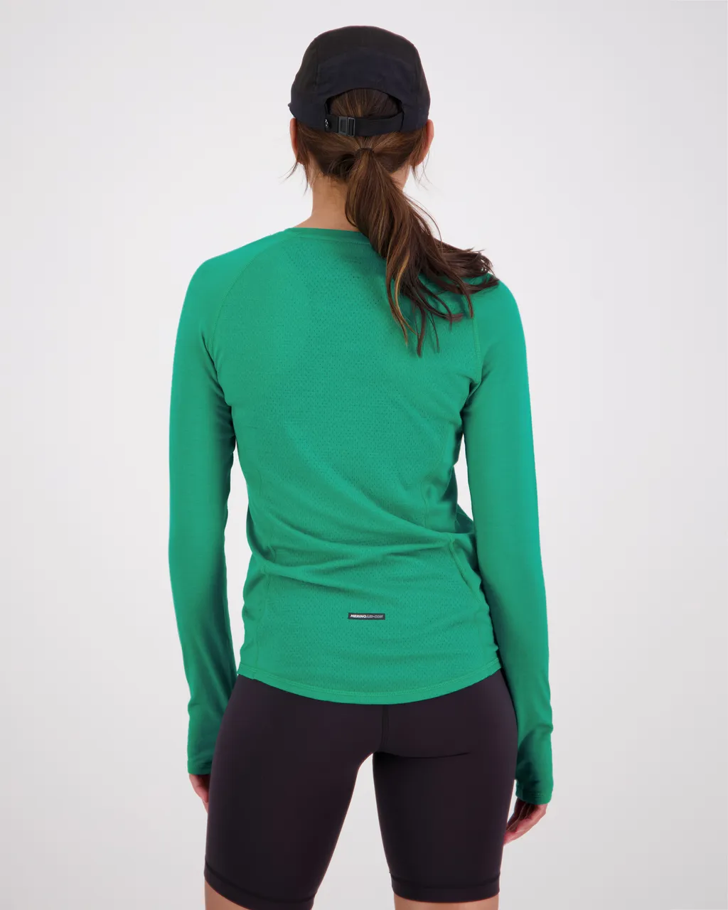 100029-1165-714 - Bella Merino Air-Con LS - Pop Green - Womens