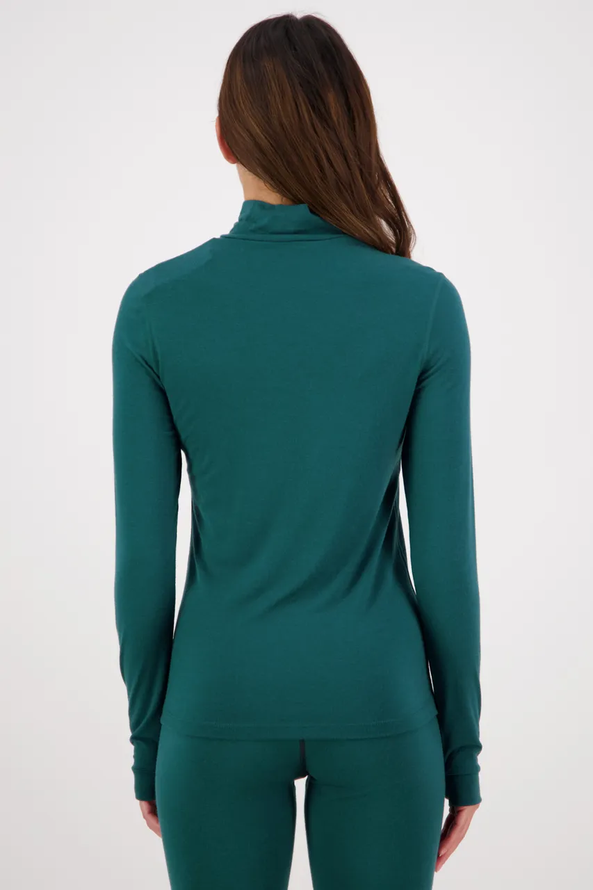 100620-1165-300 - Cascade Merino Flex 200 Mock Neck LS - Evergreen - Womens - 100620-1165-300-102.jpg