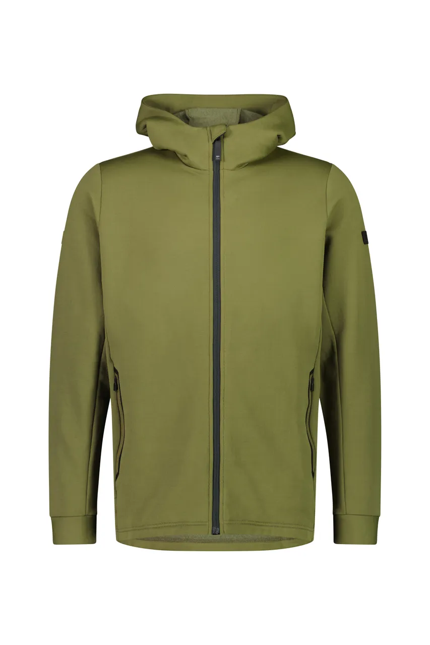 100599-1220-299 - Arcadia Merino Fleece Hoody - Dark Olive - Mens - 100599-1220-299-201.jpg