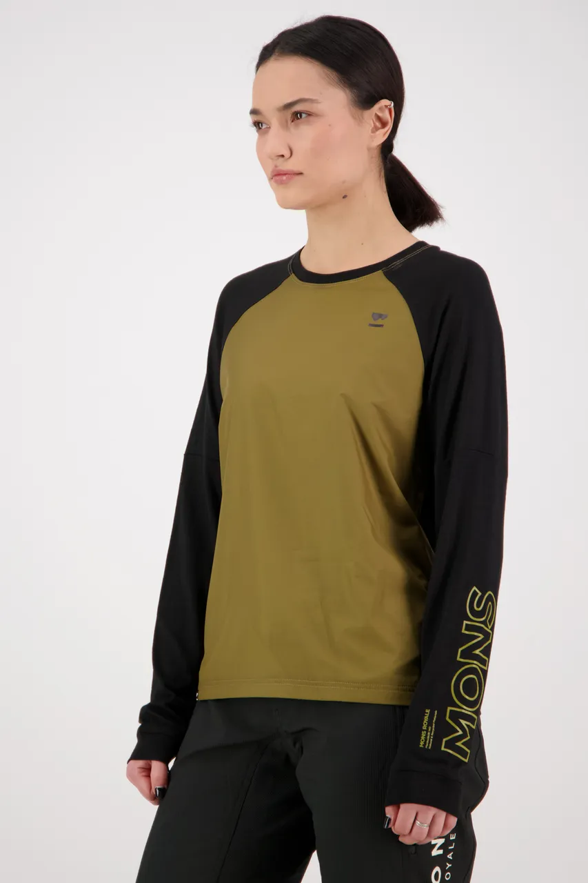 100585-1169-639 - Tarn Merino Shift Wind Jersey - Lichen / Black - Womens - 100585-1169-639-101.jpg
