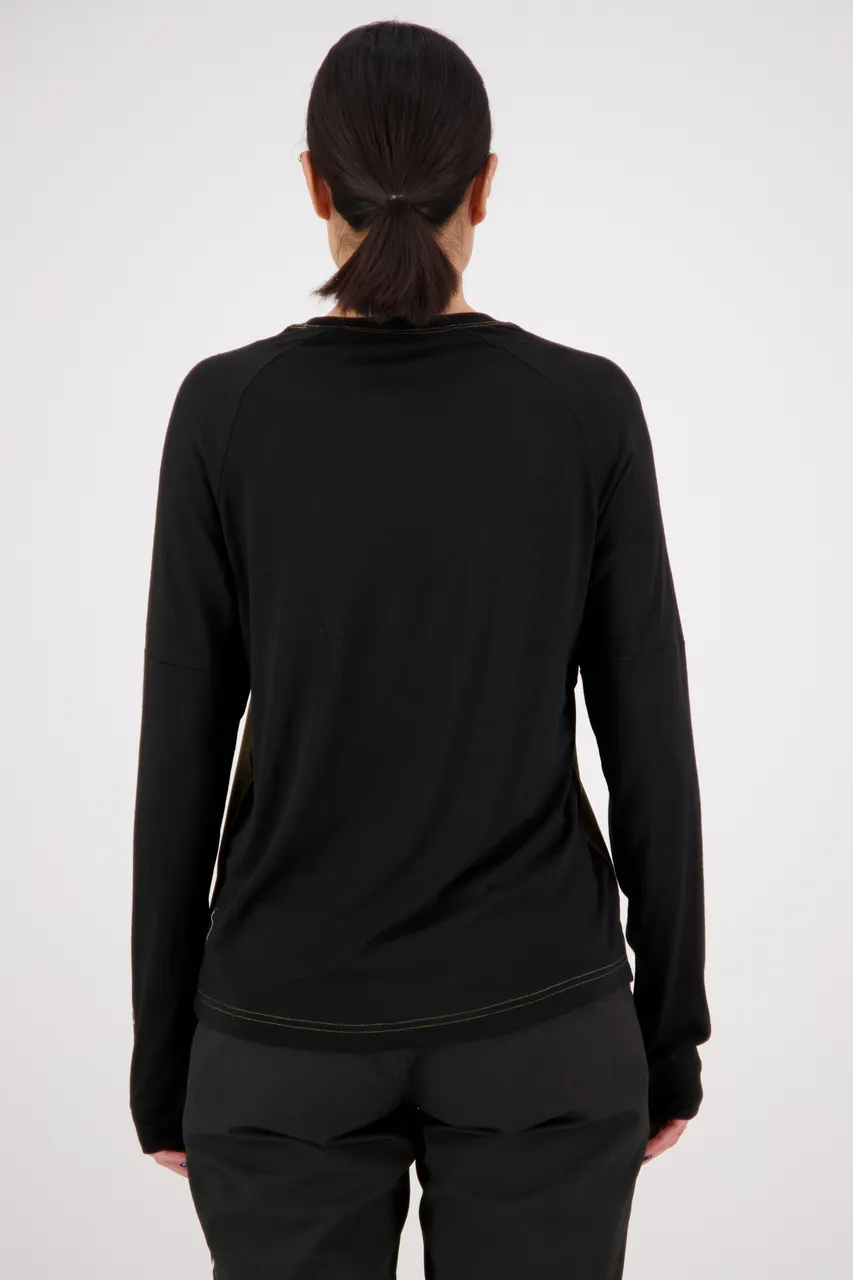 100585-1169-639 - Tarn Merino Shift Wind Jersey - Lichen / Black - Womens - 100585-1169-639-102.jpg