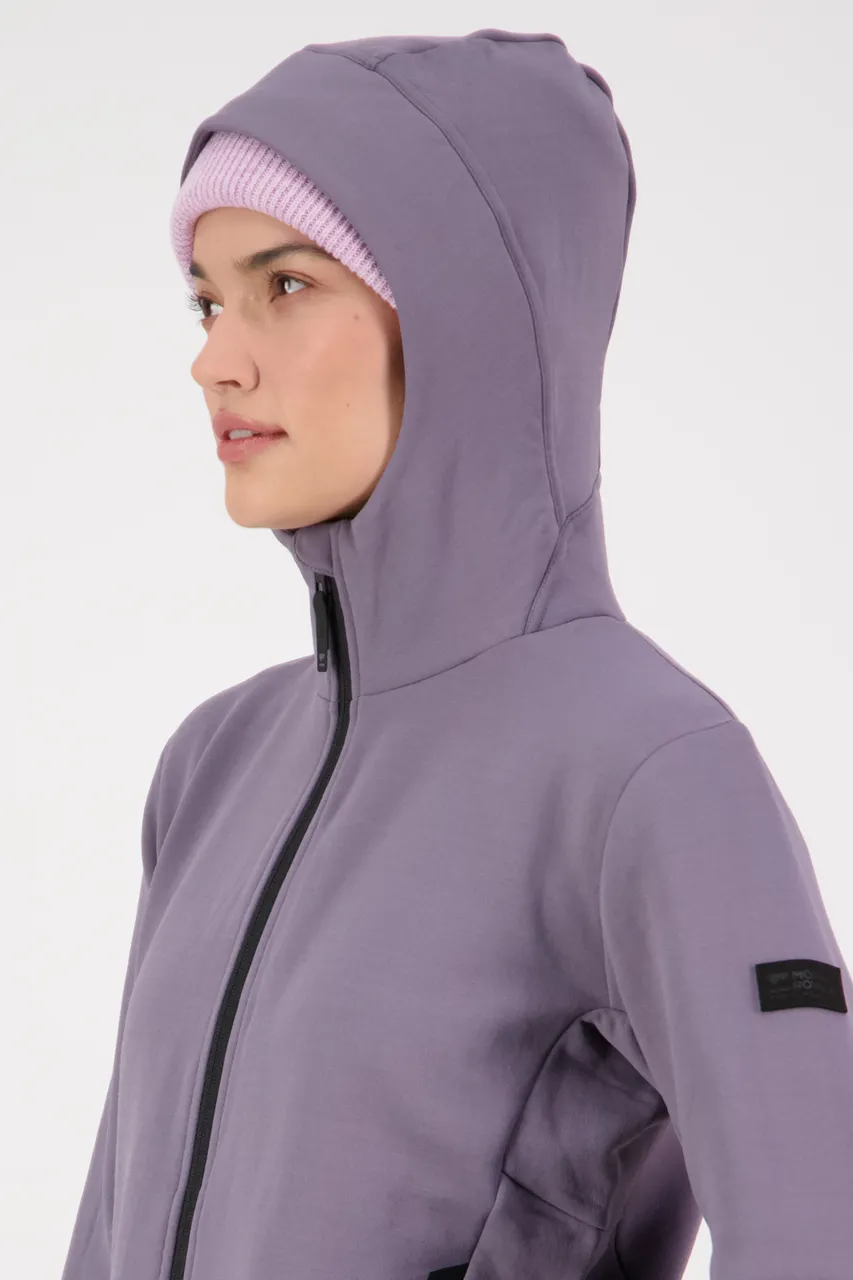 100601-1220-635 - Arcadia Merino Fleece Hoody - Shark - Womens - 100601-1220-635-104.jpg
