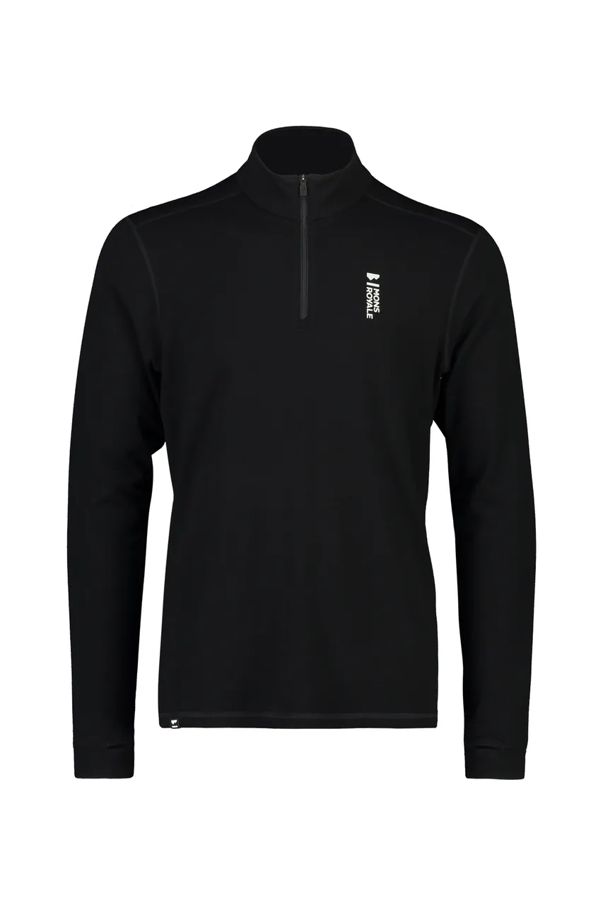 100500-1165-001 - Cascade Merino Flex 200 1/4 Zip - Black - Mens - 100500-1165-001-201.jpg