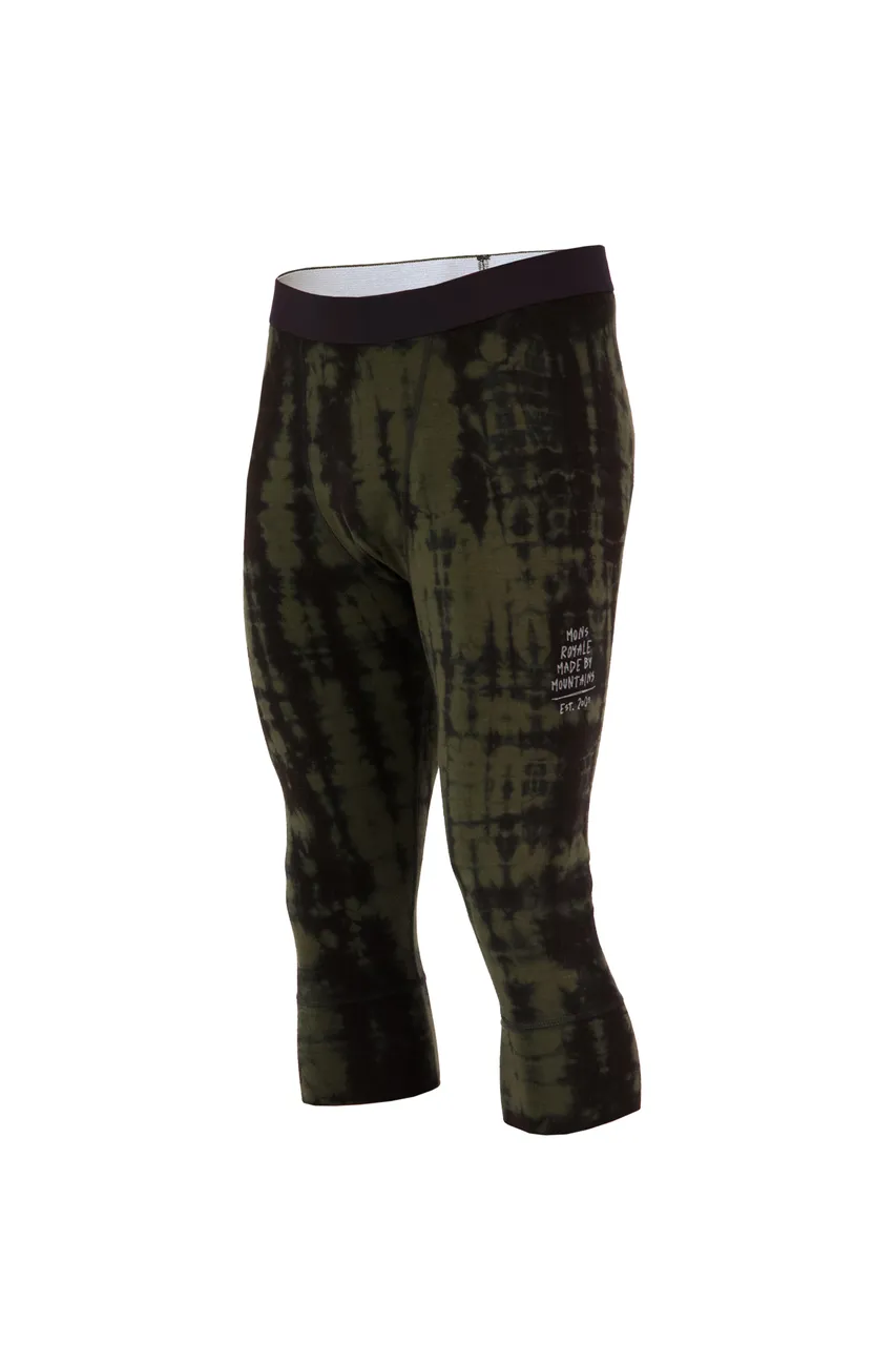100501-2190-329 - Cascade Merino Flex 200 3/4 Legging - Olive Tie Dye - Mens - 100501-2190-329-201.jpg