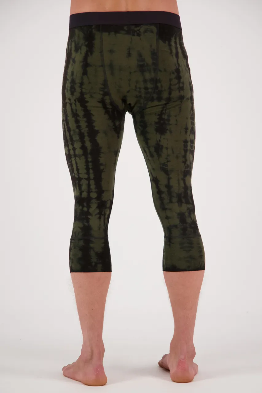 100501-2190-329 - Cascade Merino Flex 200 3/4 Legging - Olive Tie Dye - Mens - 100501-2190-329-102.jpg