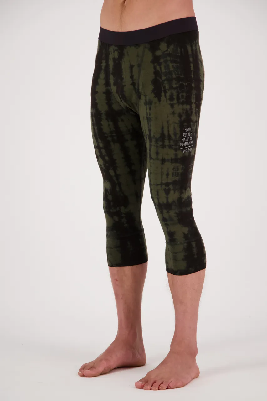 100501-2190-329 - Cascade Merino Flex 200 3/4 Legging - Olive Tie Dye - Mens - 100501-2190-329-101.jpg