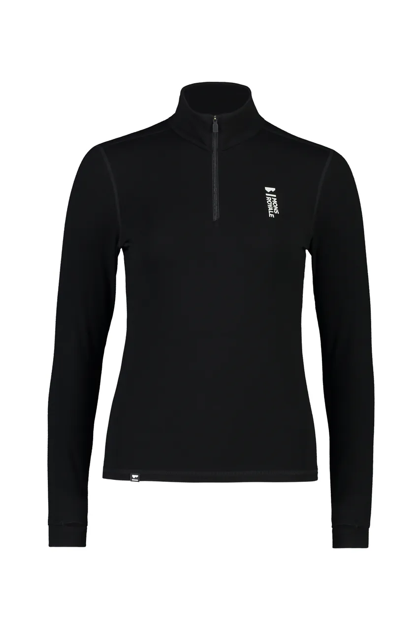 100504-1165-001 - Cascade Merino Flex 200 1/4 Zip - Black - Womens - 100504-1165-001-201.jpg