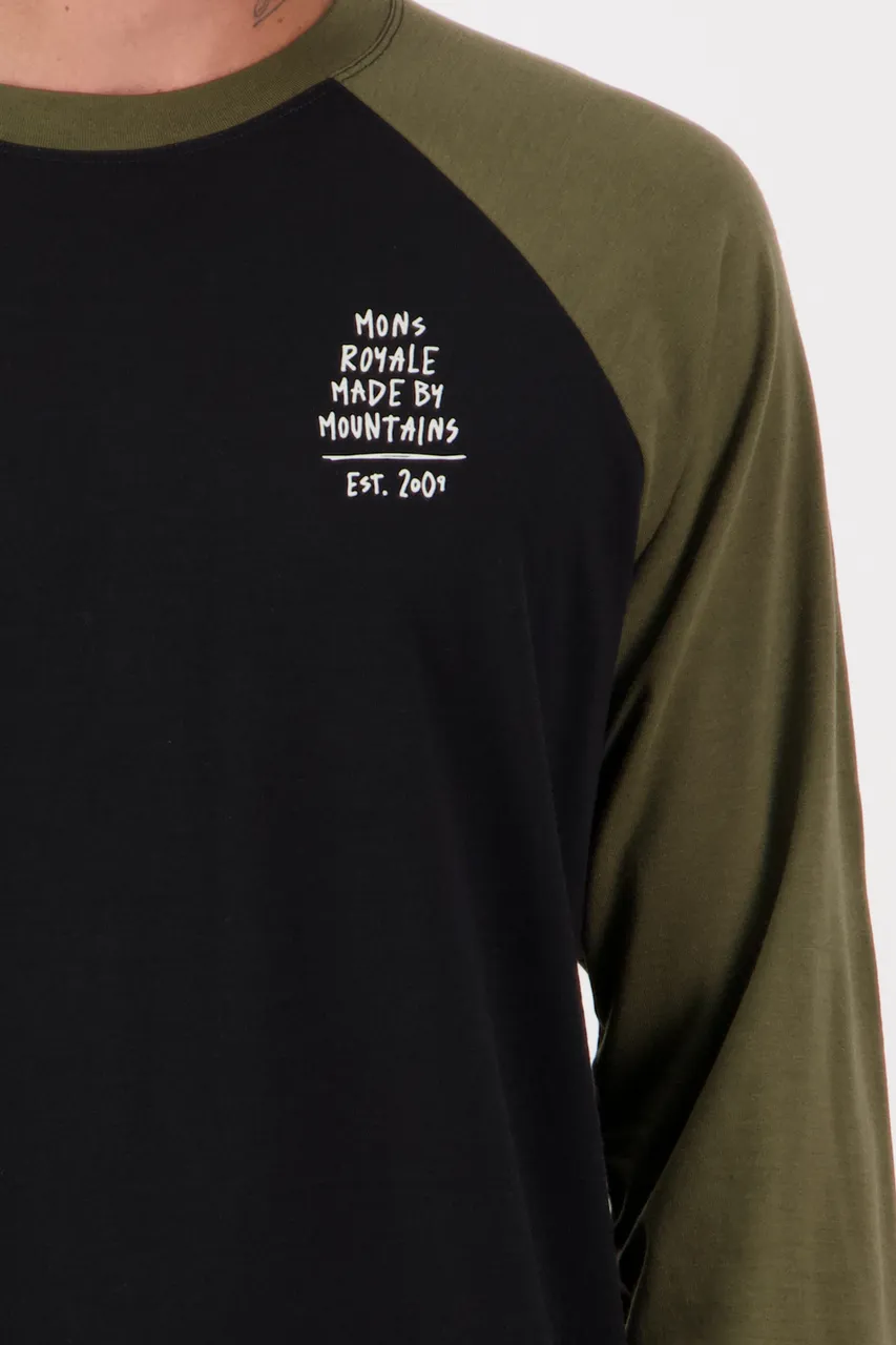 100497-1190-330 - Icon Raglan - Dark Olive / Black - Mens - 100497-1190-330-103.jpg