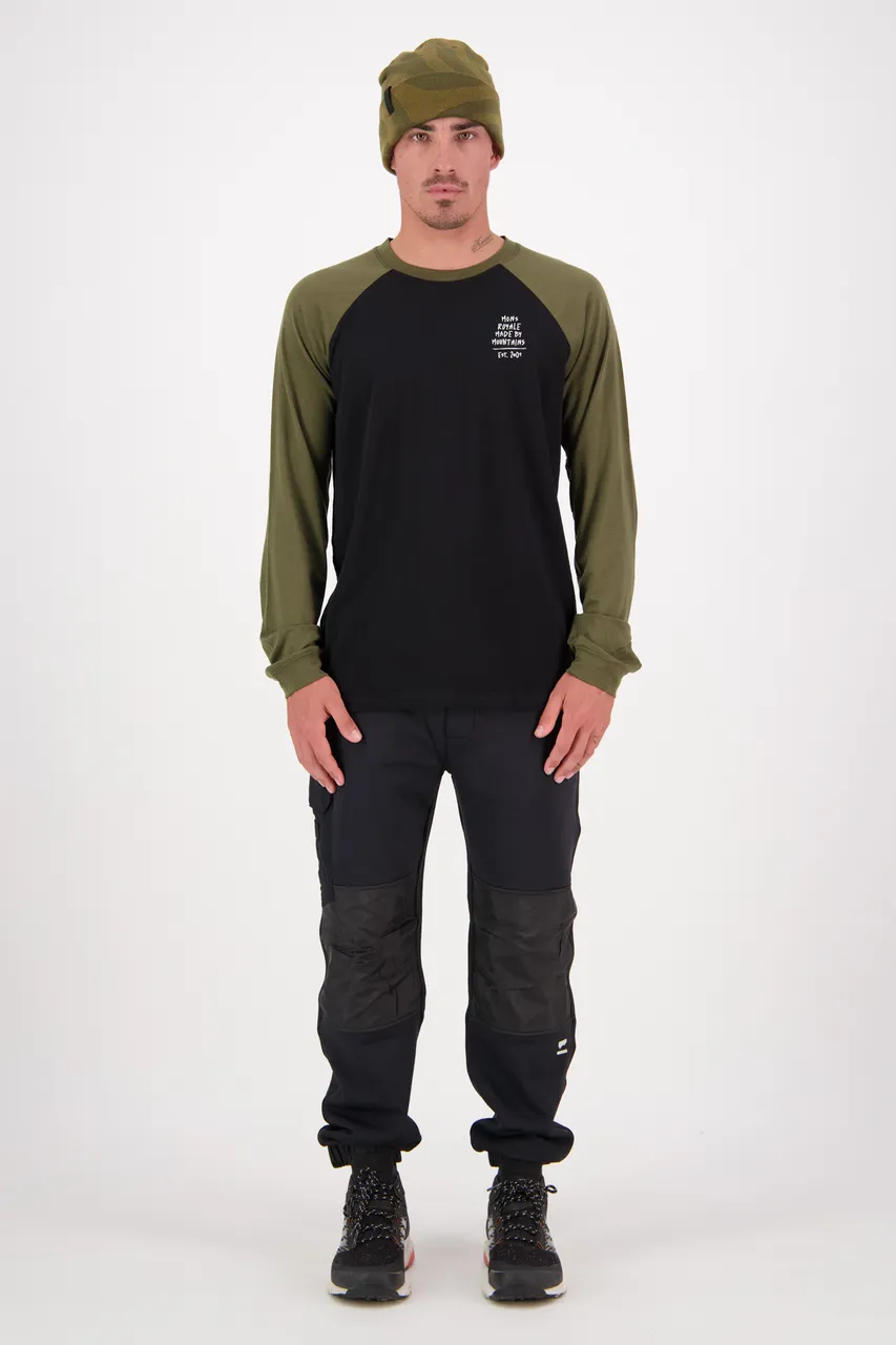 100497-1190-330 - Icon Raglan - Dark Olive / Black - Mens - 100497-1190-330-106.jpg