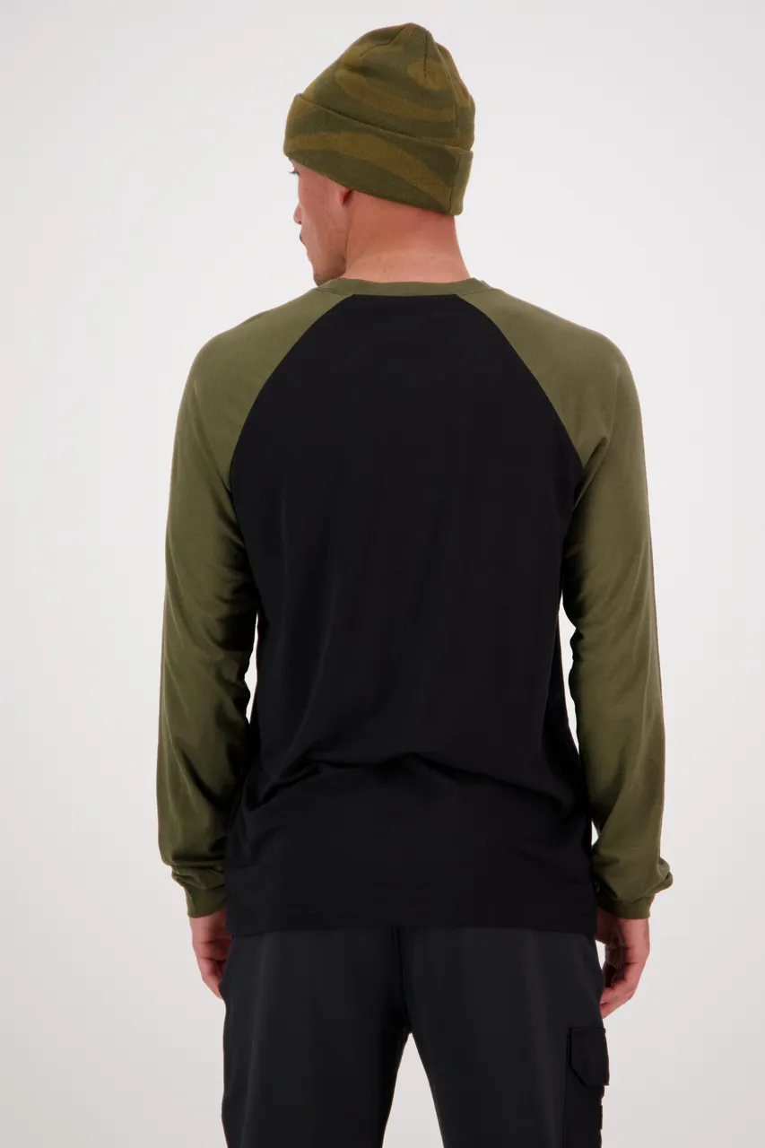 100497-1190-330 - Icon Raglan - Dark Olive / Black - Mens - 100497-1190-330-102.jpg