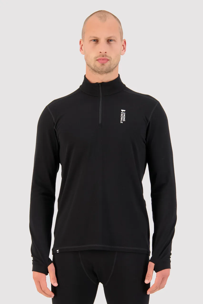 100500-1165-001 - Cascade Merino Flex 200 1/4 Zip - Black - Mens - 100500-1165-001-101.jpg