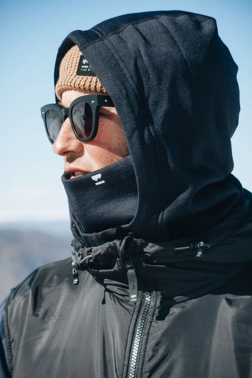 100414-1169-001 - Decade Wool Fleece Hood - Black - Unisex - 100414-1169-001-401.jpg