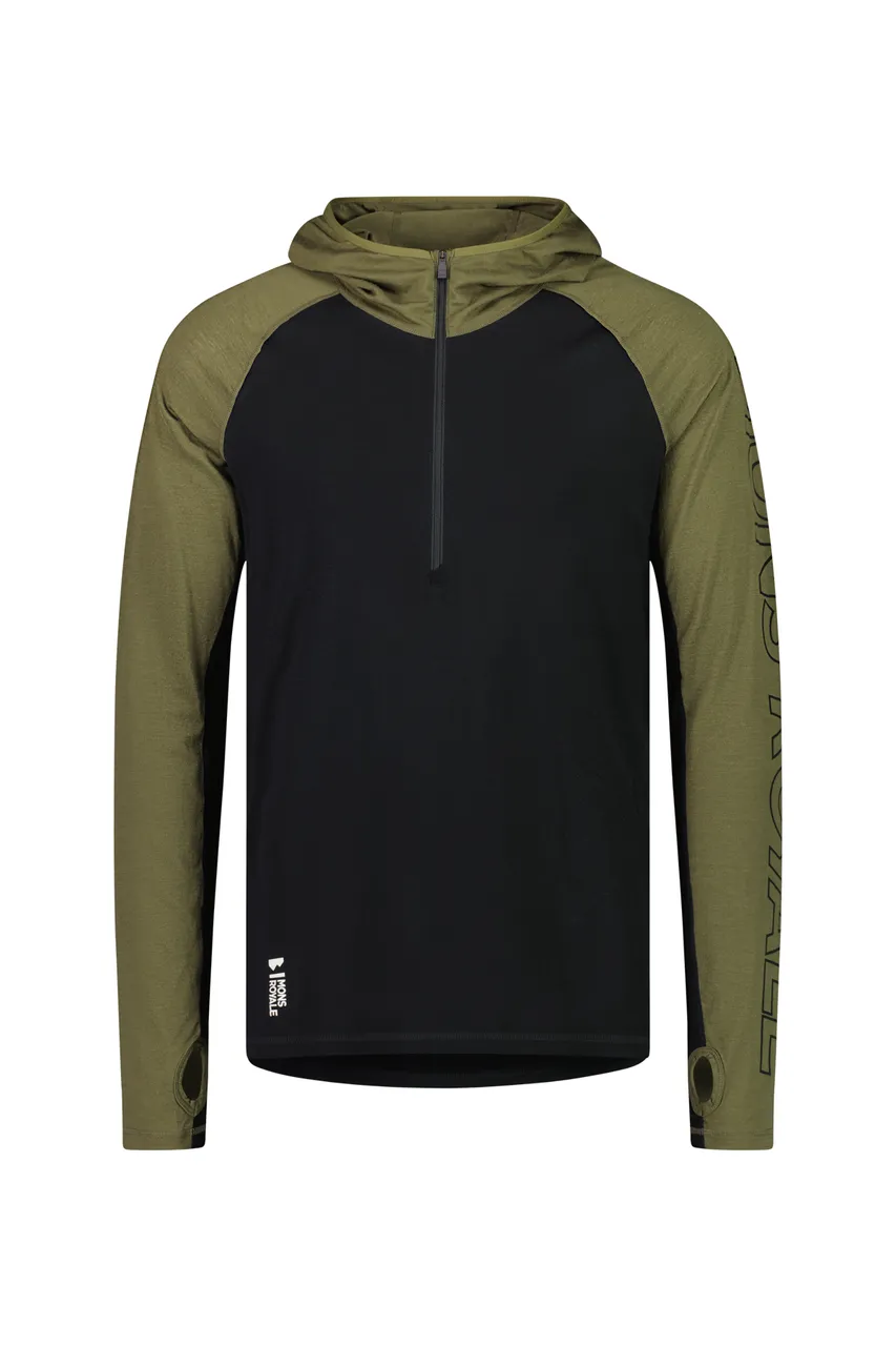 100078-1165-330 - Temple Tech Hood - Dark Olive / Black - Mens - 100078-1165-330-201.jpg