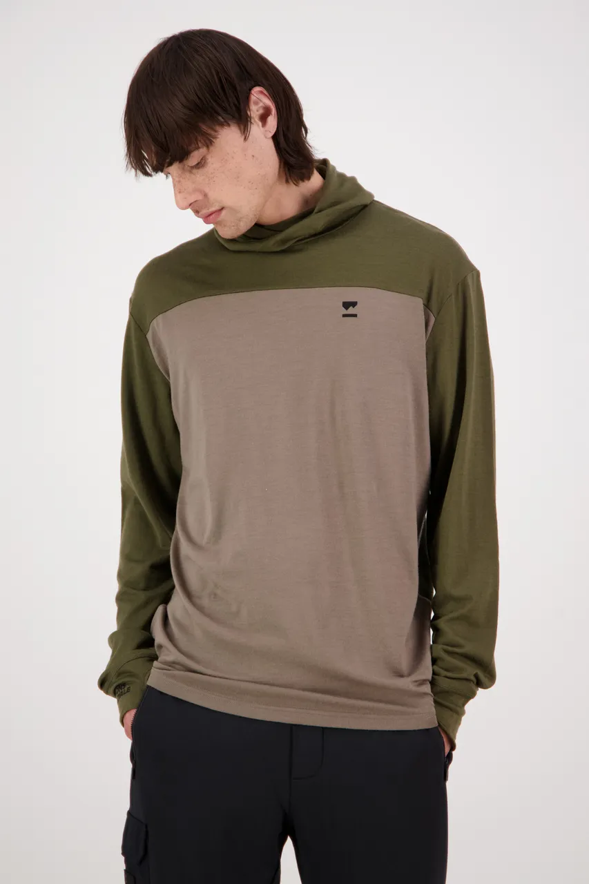 100071-1169-328 - Yotei Powder Hood LS - Dark Olive / Walnut - Mens - 100071-1169-328-101.jpg
