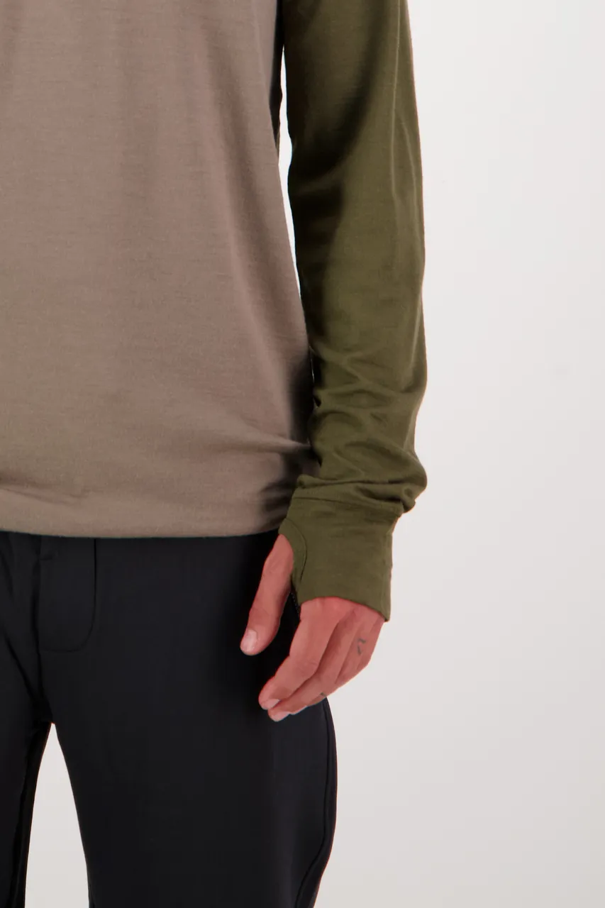 100071-1169-328 - Yotei Powder Hood LS - Dark Olive / Walnut - Mens - 100071-1169-328-103.jpg